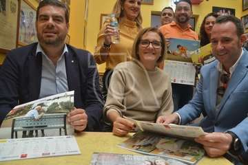 Presentación del calendario solidario 2019 de Moka Magazine (Foto TA)